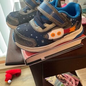 Stride Rite Navy Rocket Sneakers for Kids